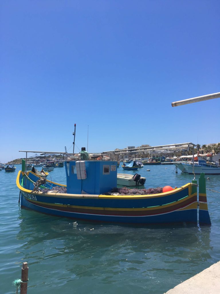 Fischerboot in Marsaxlokk