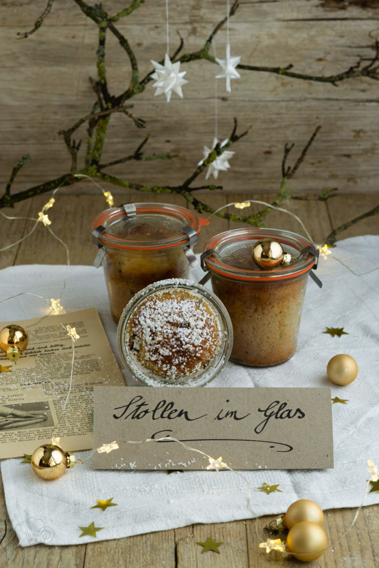 Stollen im Glas - All you need is - Küchentraum &amp; Purzelbaum