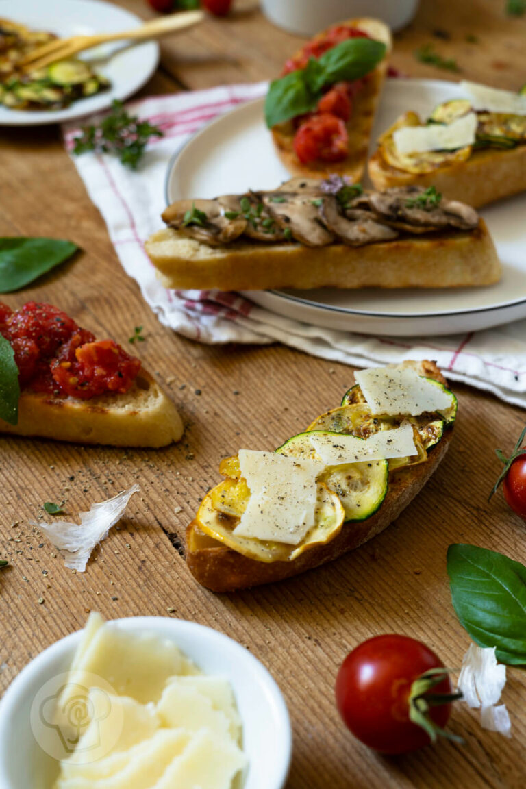 Dreierlei Bruschetta - Küchentraum &amp; Purzelbaum