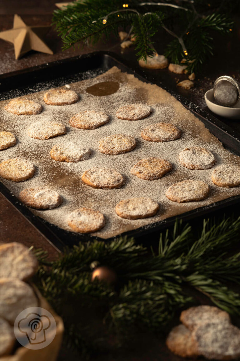 Polvorones - Spanische Zimtplätzchen - Küchentraum &amp; Purzelbaum