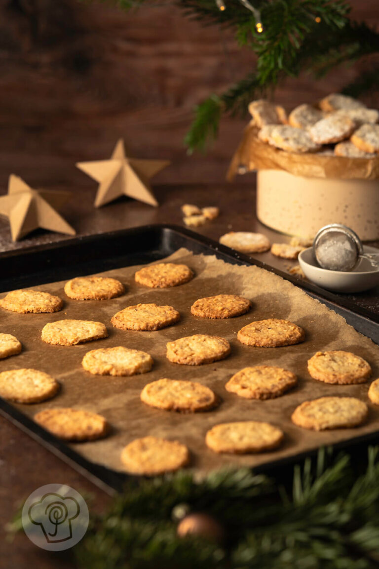 Polvorones - Spanische Zimtplätzchen - Küchentraum &amp; Purzelbaum