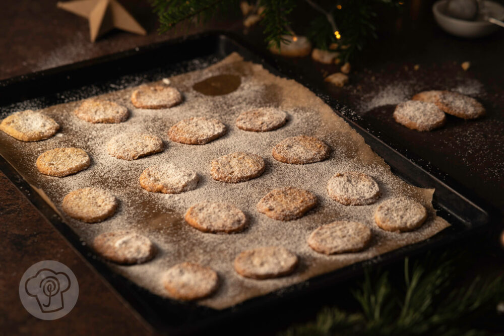 Polvorones - Spanische Zimtplätzchen - Küchentraum &amp; Purzelbaum