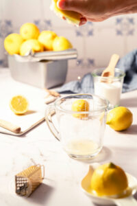 Sorbetto al limone - einfaches Zitronensorbet - Zubereitung