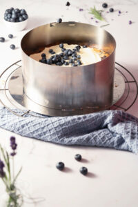 Saftiger Blaubeerkuchen mit Joghurt - Zubereitung
