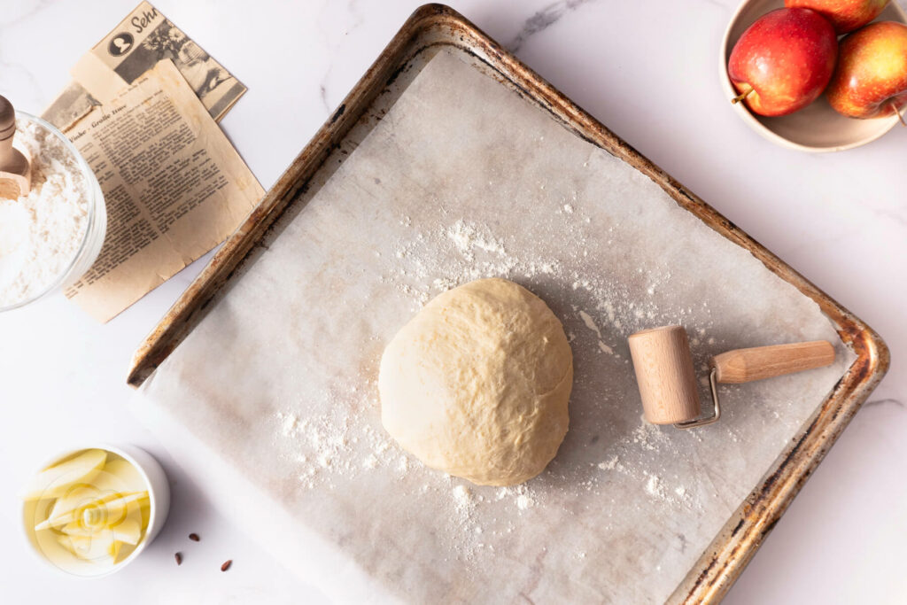 Apfelkuchen mit Streuseln vom Blech - Schritt für Schritt Anleitung