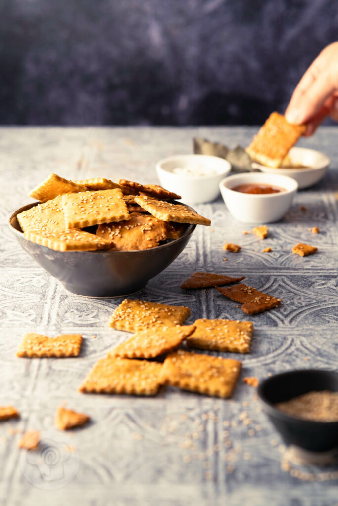 Kichererbsen Cracker - Falafel Cracker