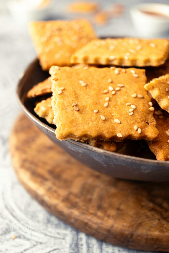 Kichererbsen Cracker - Falafel Cracker