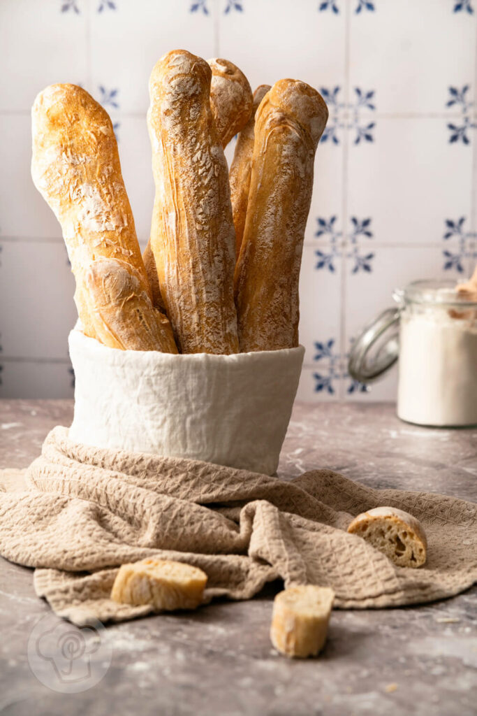 Pane Stirato - Brotstangen mit Dinkel