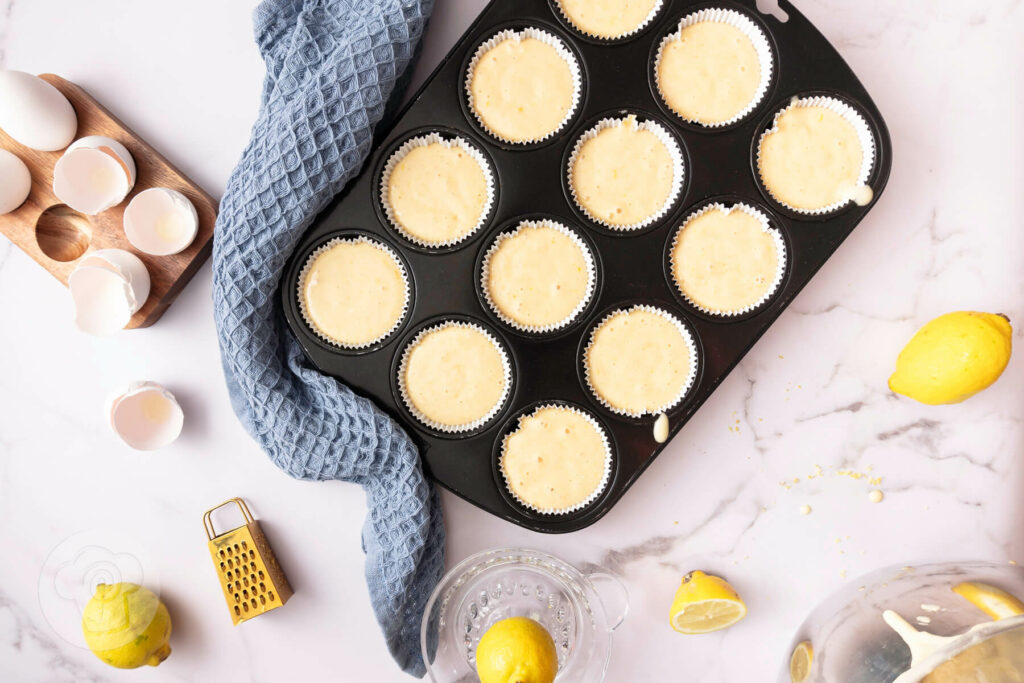 Zitronenmuffins mit Öl - einfach, schnell, lecker - Zubereitungsschritte