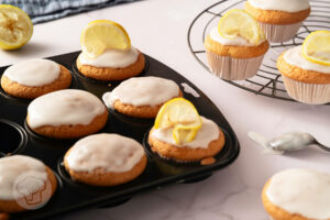 Zitronenmuffins mit Öl - einfach, schnell, lecker