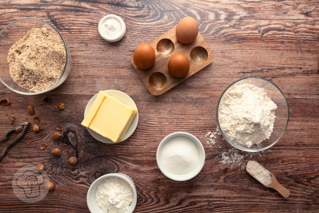 Schneller Nusskuchen - einfach und saftig - Schrittweise Zubereitung