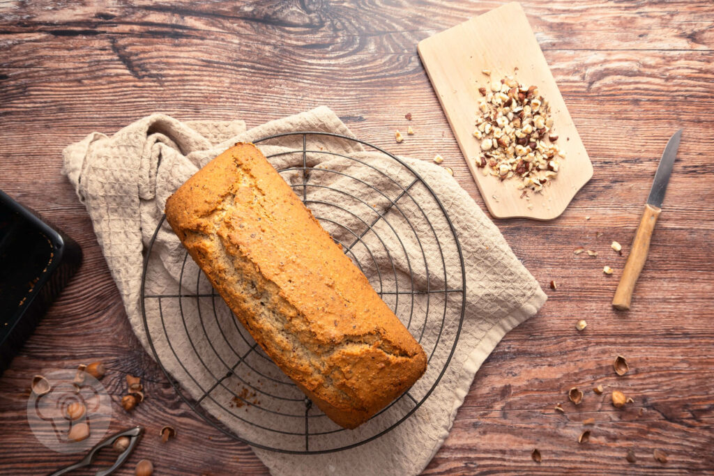 Schneller Nusskuchen - einfach und saftig - Schrittweise Zubereitung