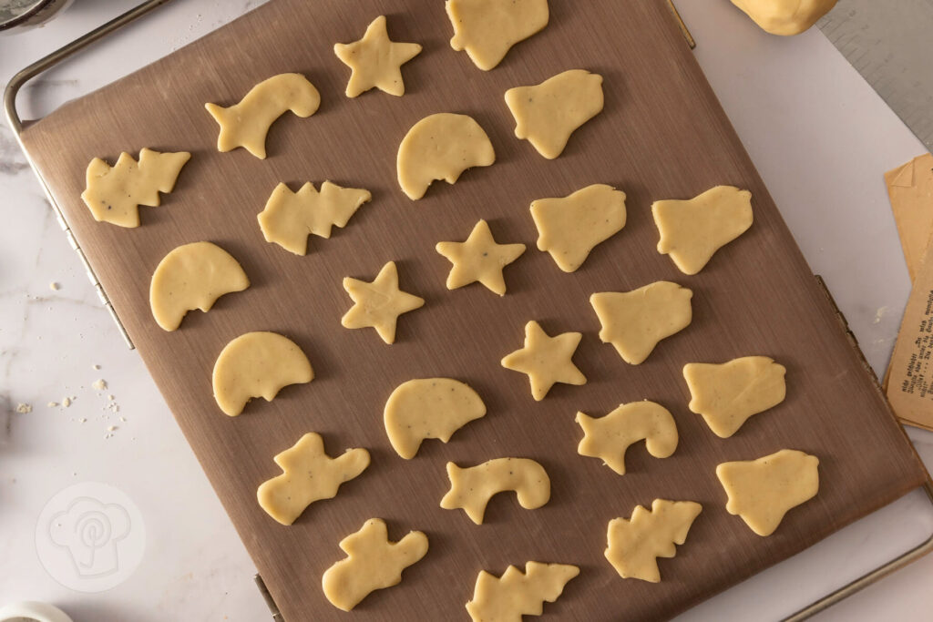 Einfache Butterplätzchen mit 4 Zutaten - Zubereitung