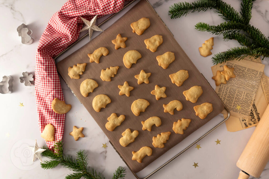 Einfache Butterplätzchen mit 4 Zutaten