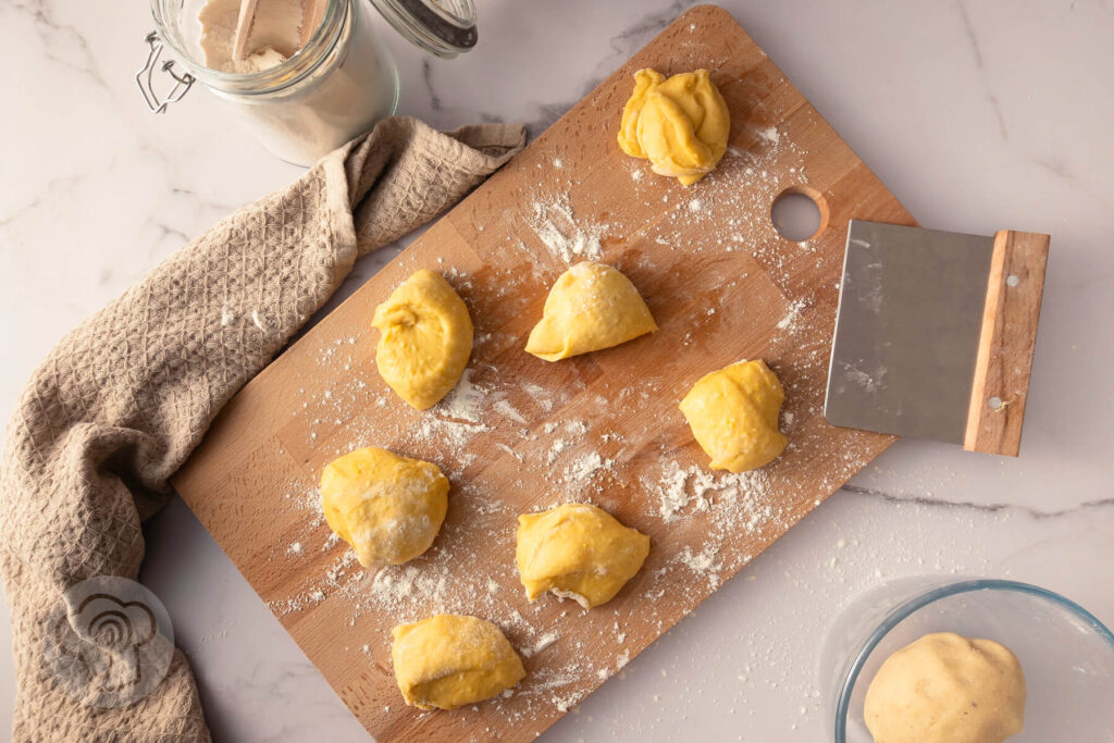 Veneziane - italienische Briochebrötchen - Zubereitung