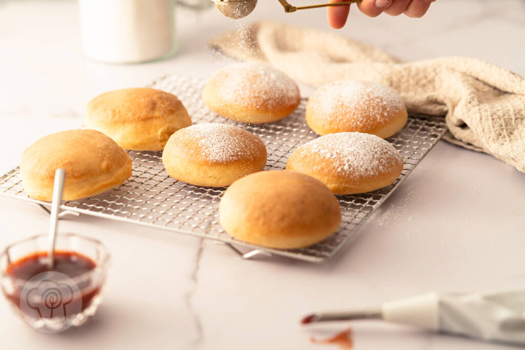 Einfache Berliner aus dem Backofen - Zubereitung